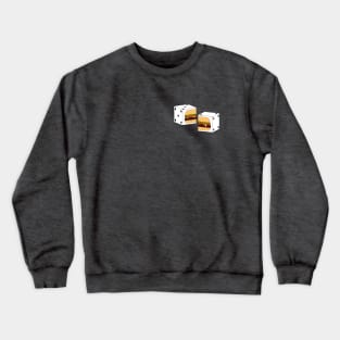 Cheeseburger in Pair of Dice Crewneck Sweatshirt